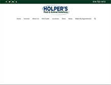 Tablet Screenshot of holperspest.com